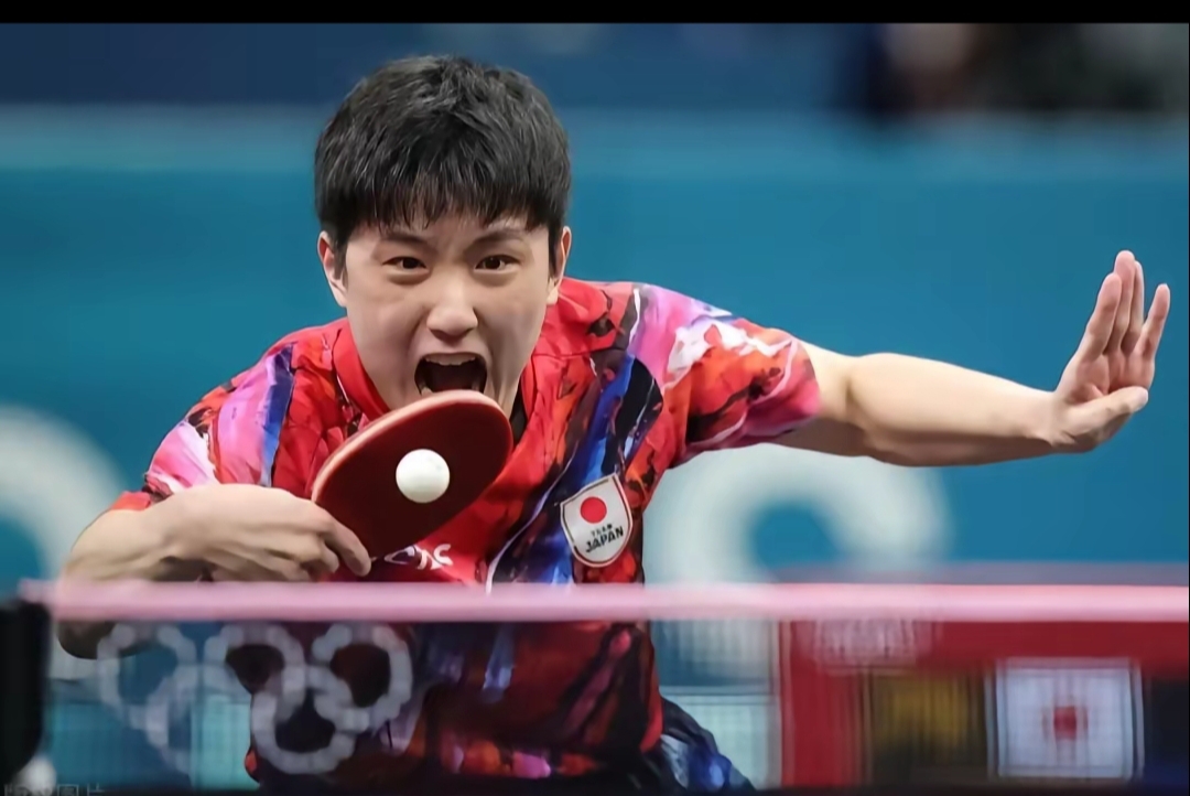 中国乒乓球队绝地反击英国乒乓球队，张本智和绝境逆转