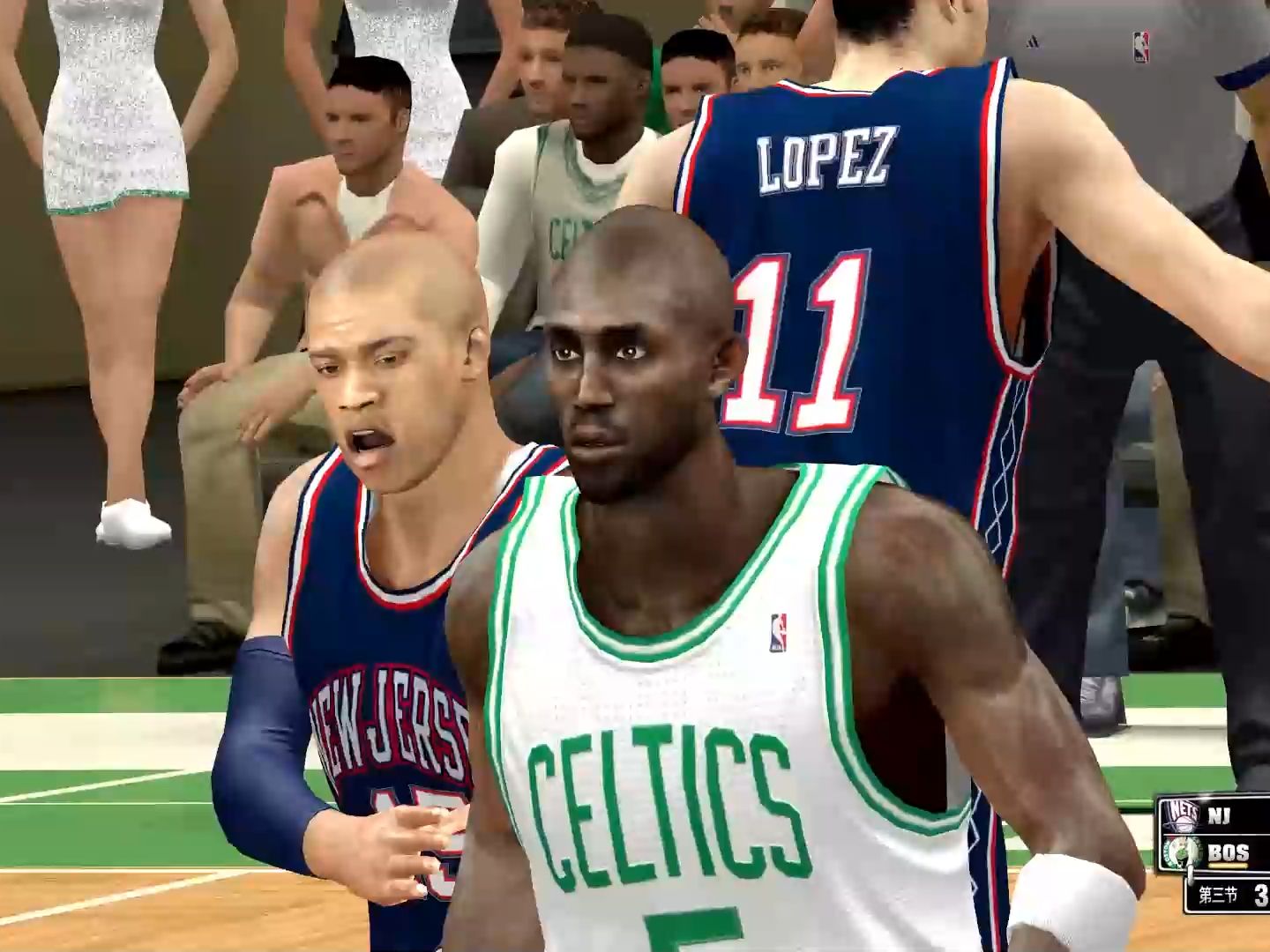 凯尔特人险胜深圳队，易建联统治全场